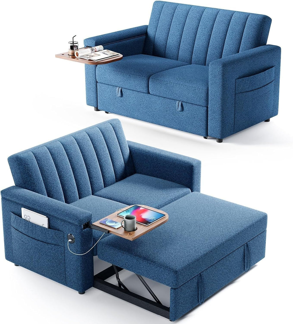 Sofa Bed 3-in-1 Convertible Sleeper Sofa