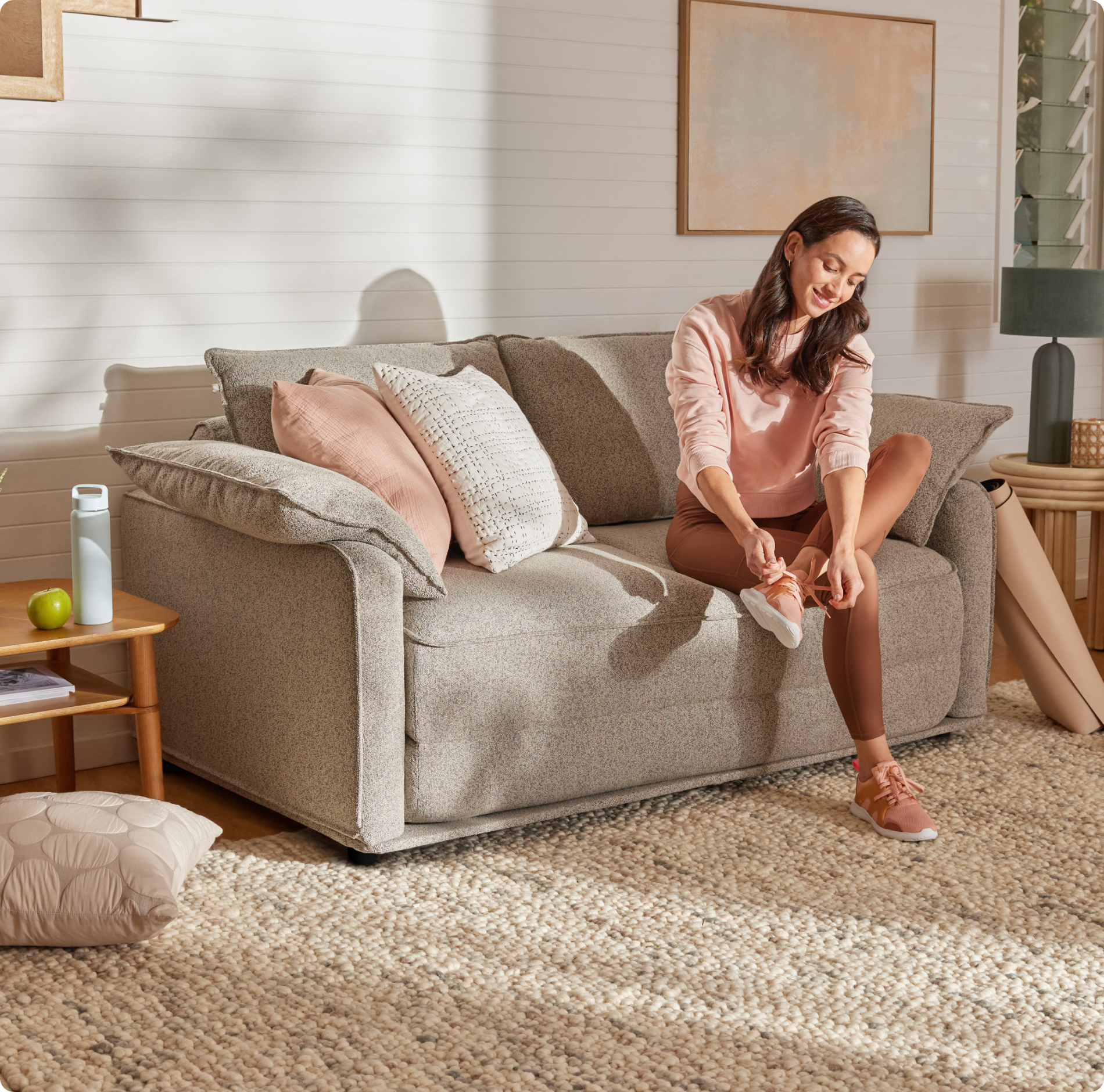 Sofa Bed Chair Convertible Sleeper Sofa with Pull-Out Bed